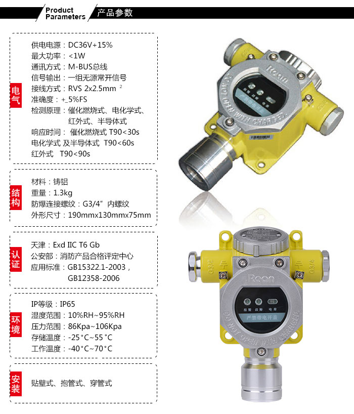 液氨氣體報警器廠家